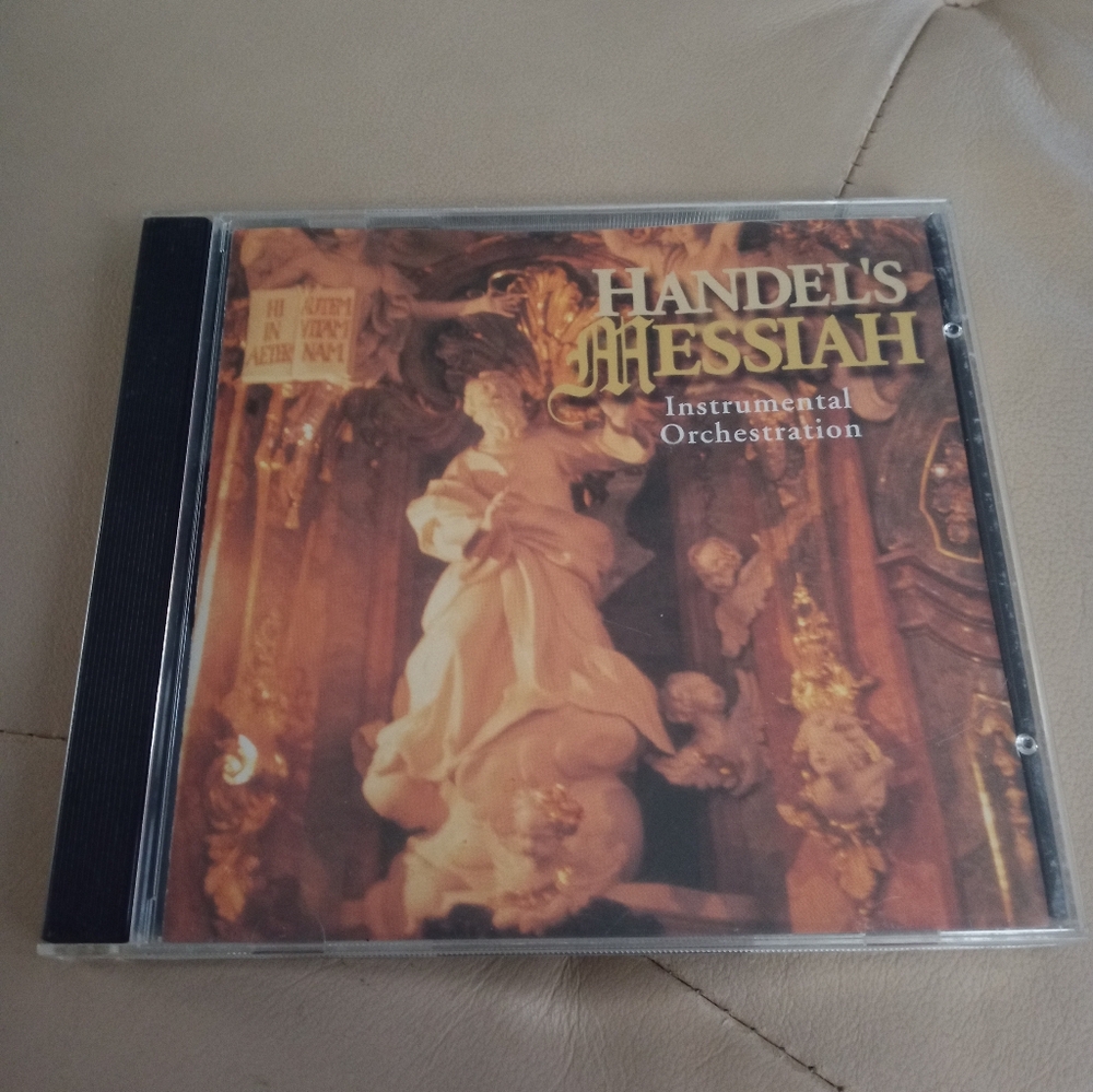 Rare Handel Messiah Instrumental orchestration CD